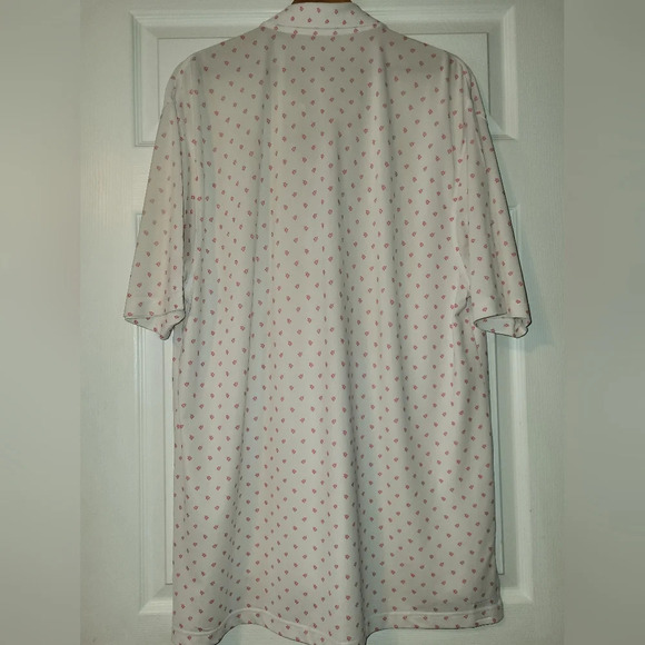 Turtleson Pink Turtles White Polo Size X Large - Picture 6 of 8